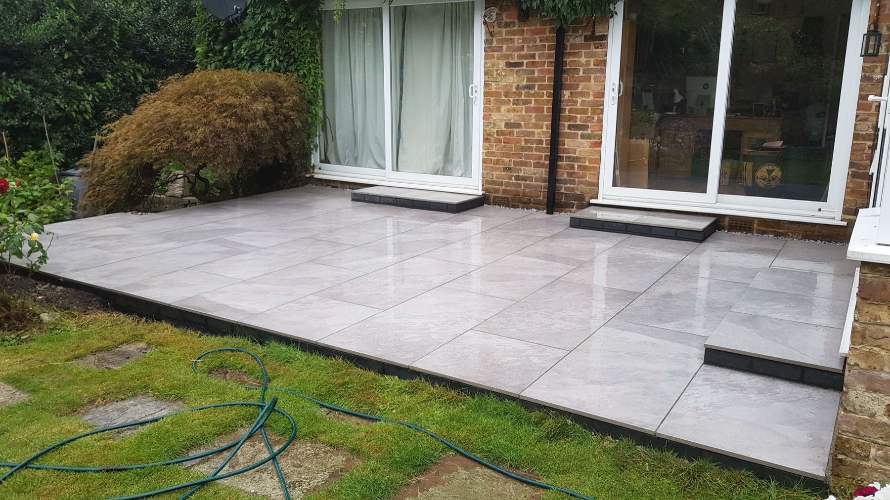 Porcelain paving