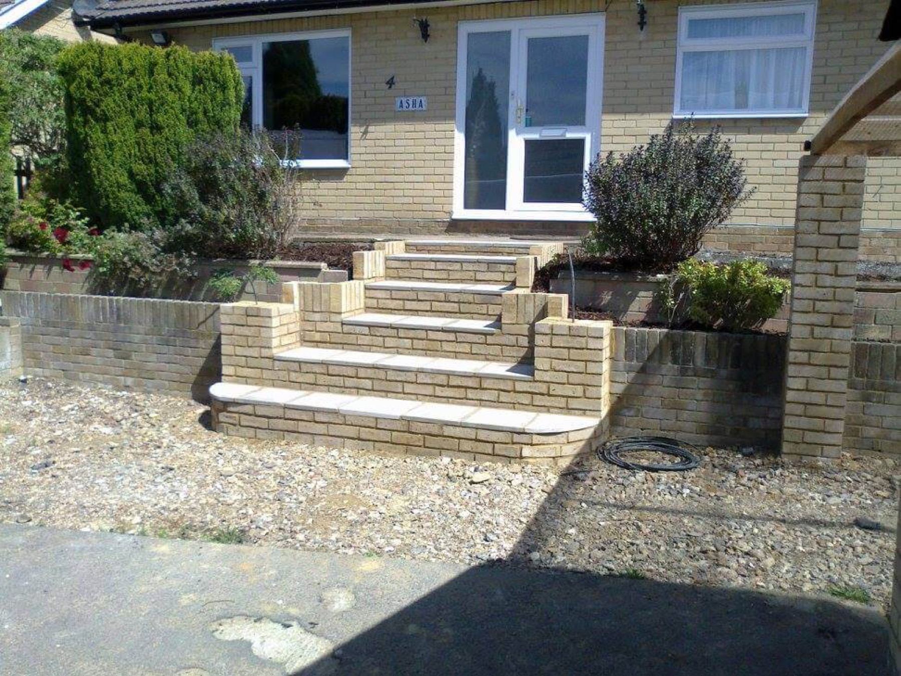 Brick steps
