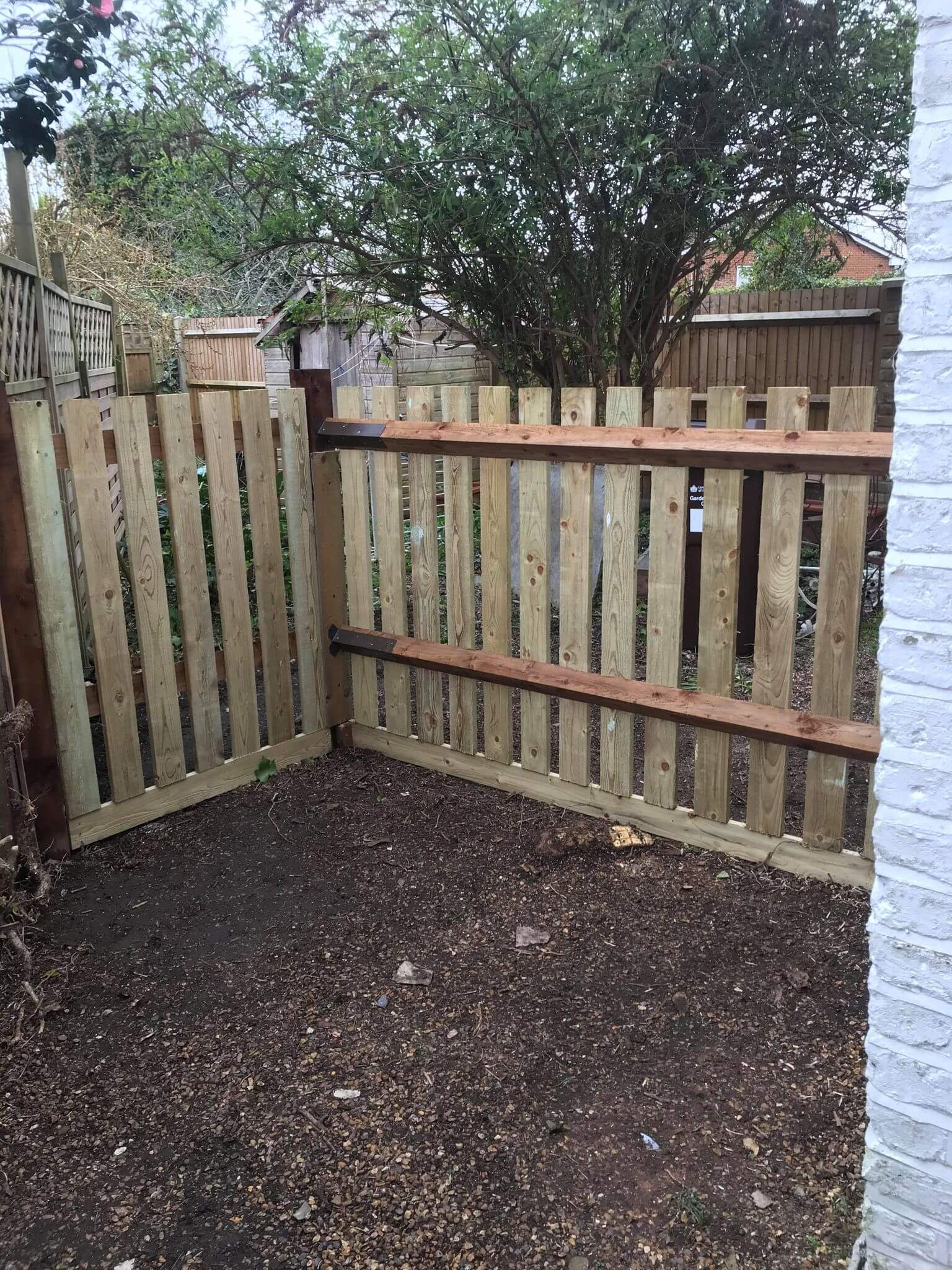 Updated old fence